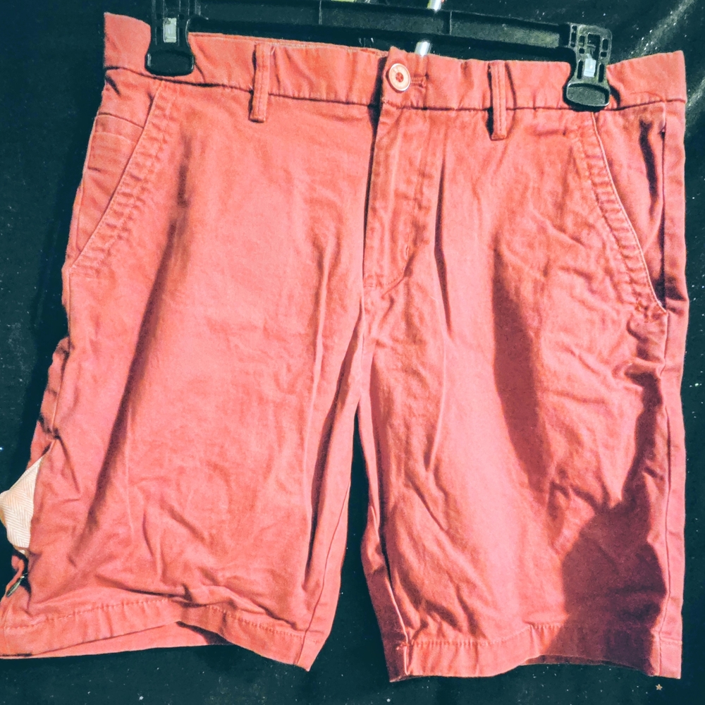 Men's Red Casual Shorts
